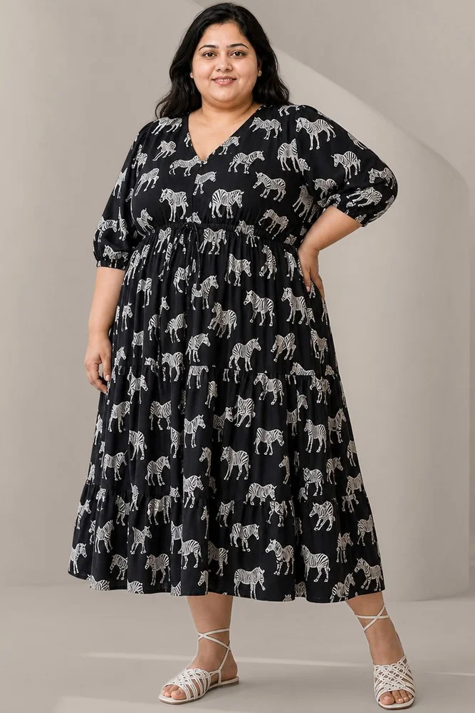 BOHO MIDI (Black & White) 2