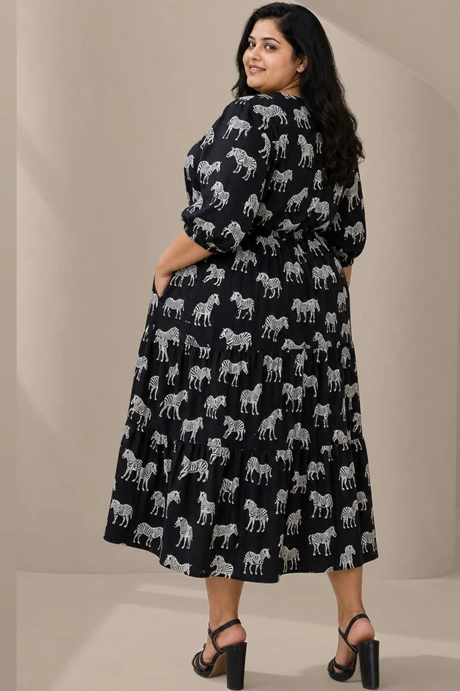BOHO MIDI (Black & White) 3