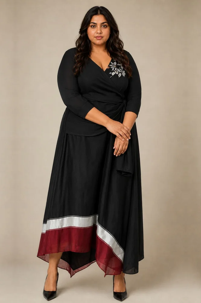 Louisa - Moonlit Broach Midi Dress 5