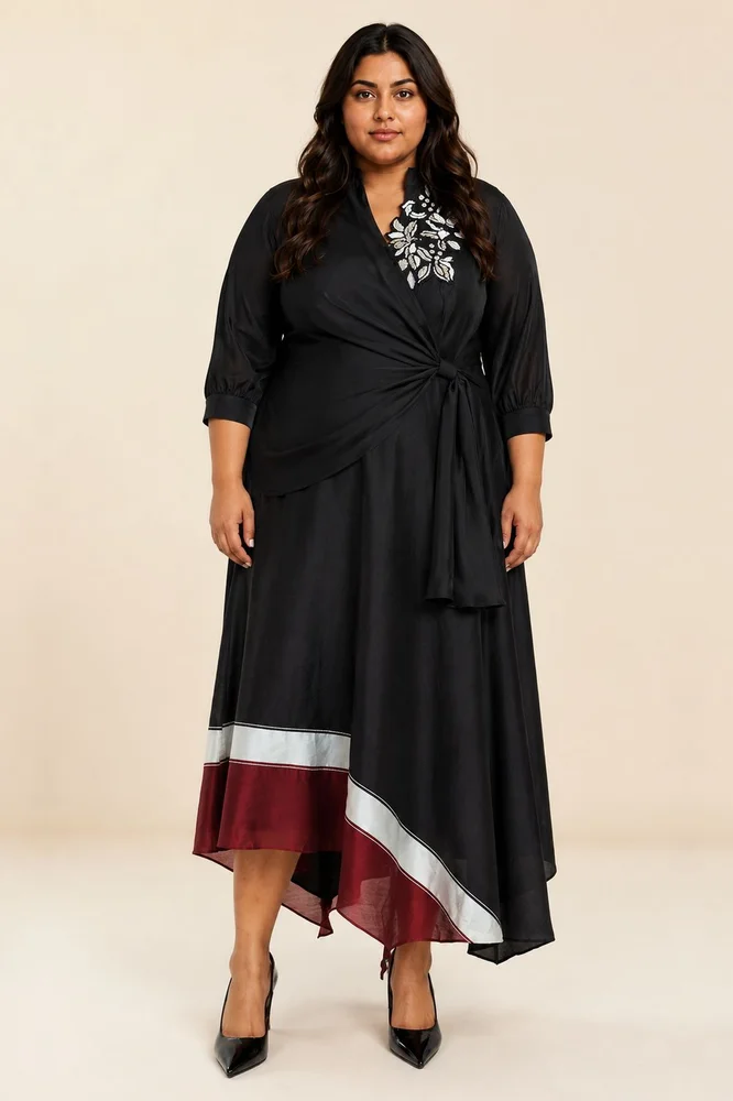 Louisa - Moonlit Broach Midi Dress 6