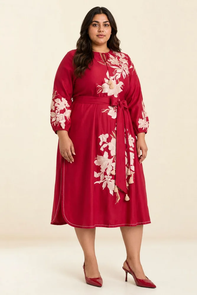 Sarla - Apple Hem Midi Dress 6