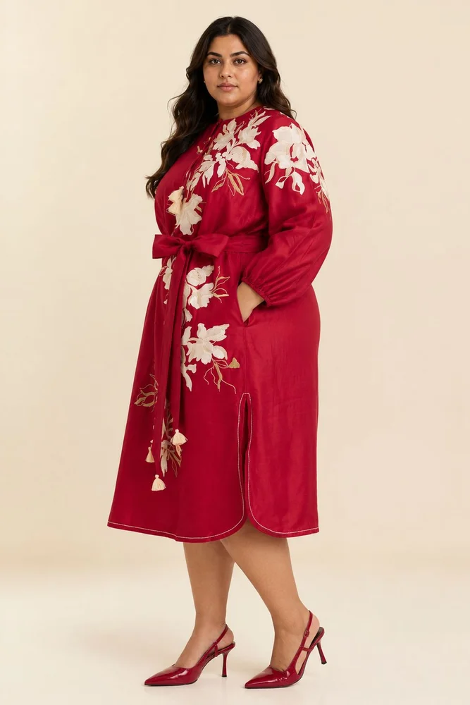Sarla - Apple Hem Midi Dress 7