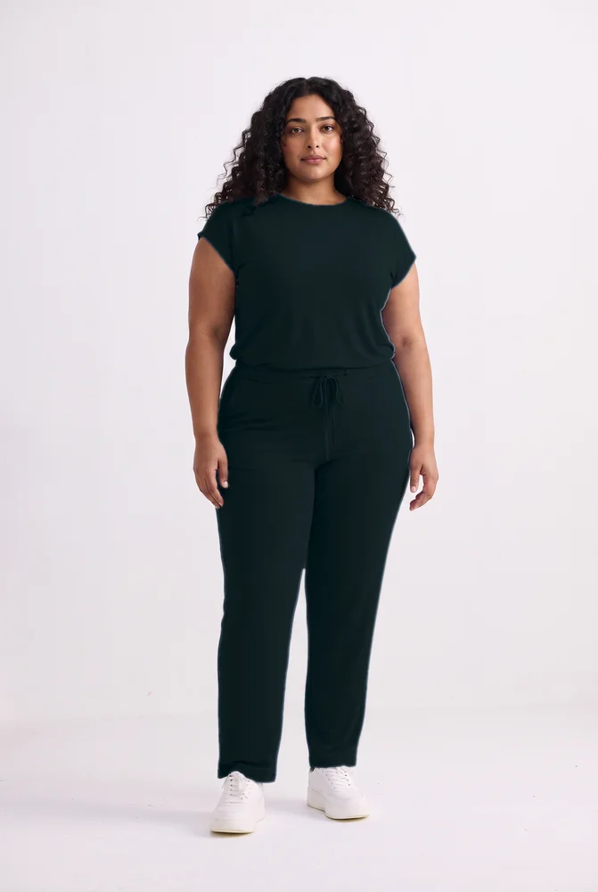 Wide Leg Pant in Teal 3