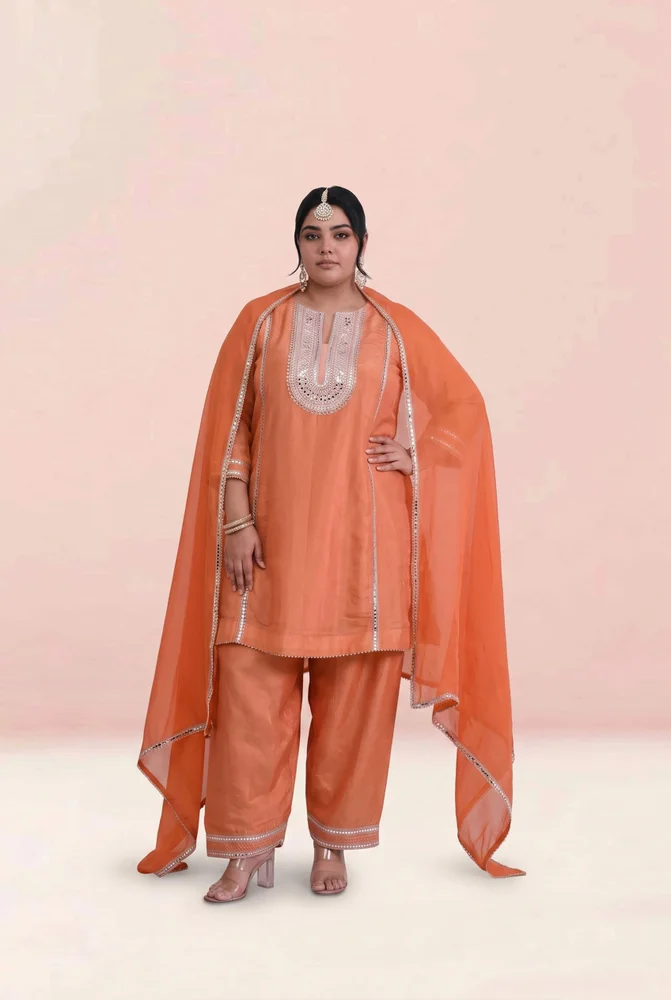 Mehar Aaina Short Kurta Set