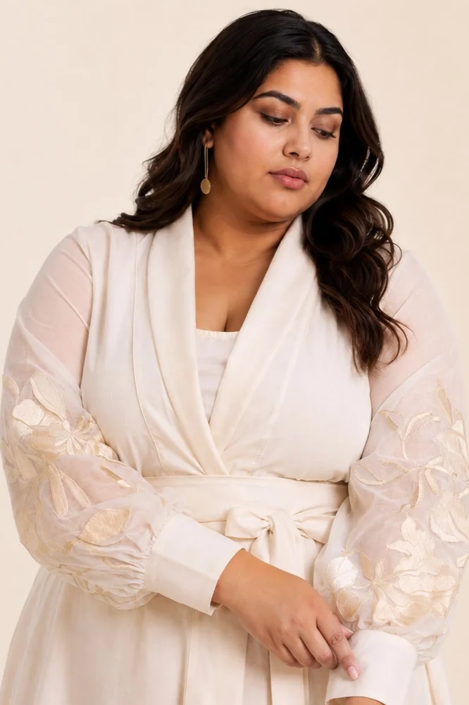 Reva - Blazer Wrap Top & Wide-Leg Pant 4