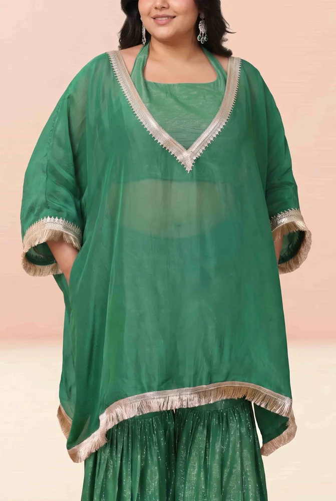 Anushka Organza Lurex Kaftan Set 2