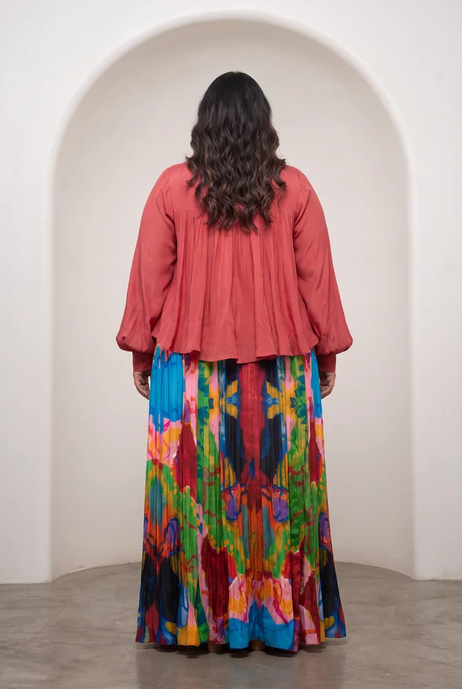 Sena Gathered Top & Skirt 3