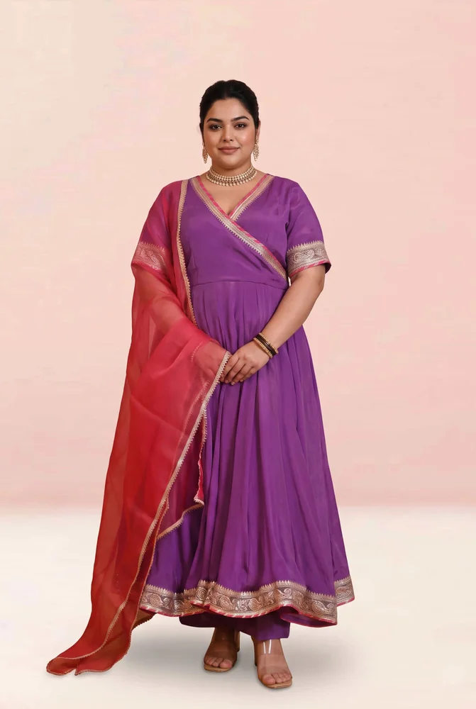 Dhriti chinon anarkali set 2