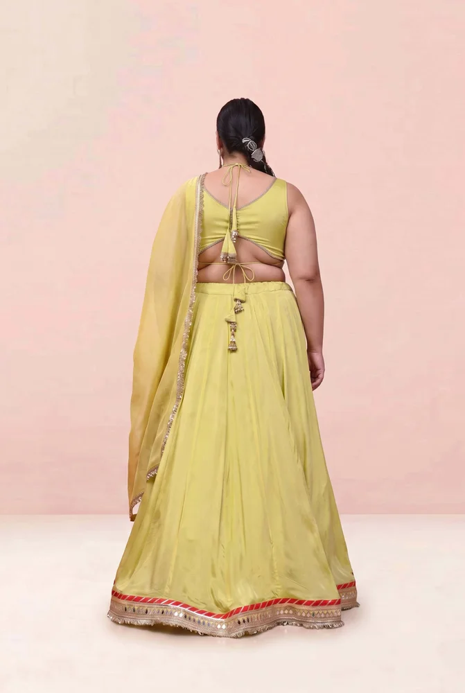 Aakriti Aaina Chinon Lehanga Set 5