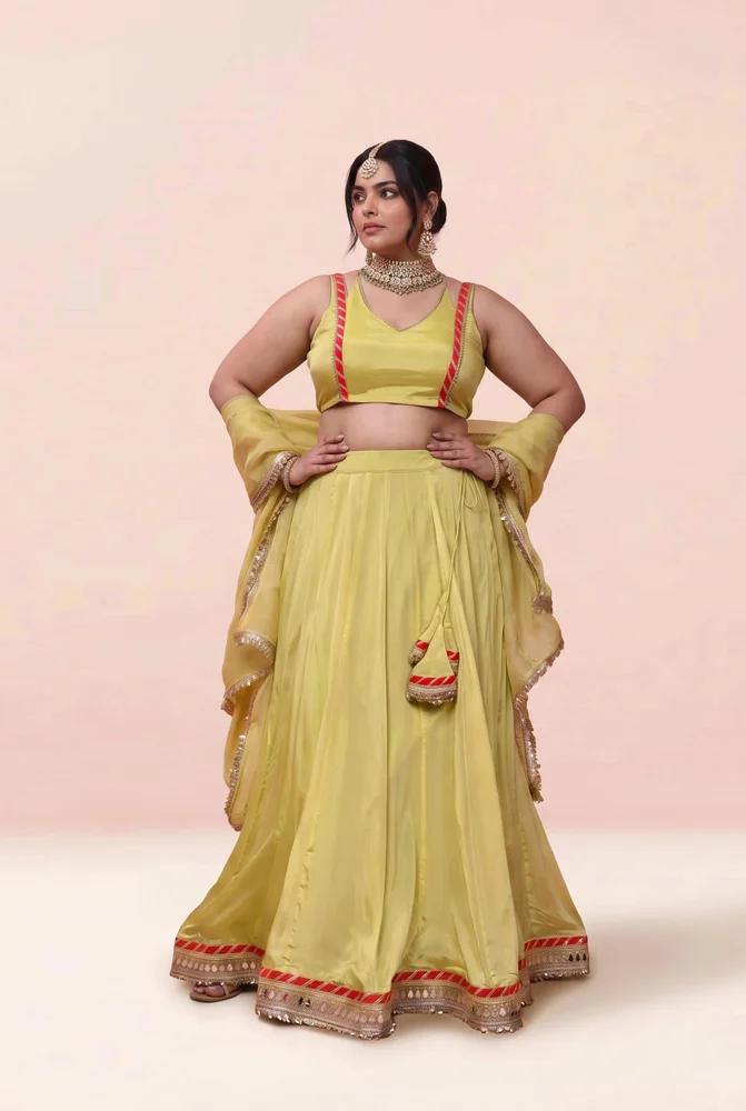 Aakriti Aaina Chinon Lehanga Set 4