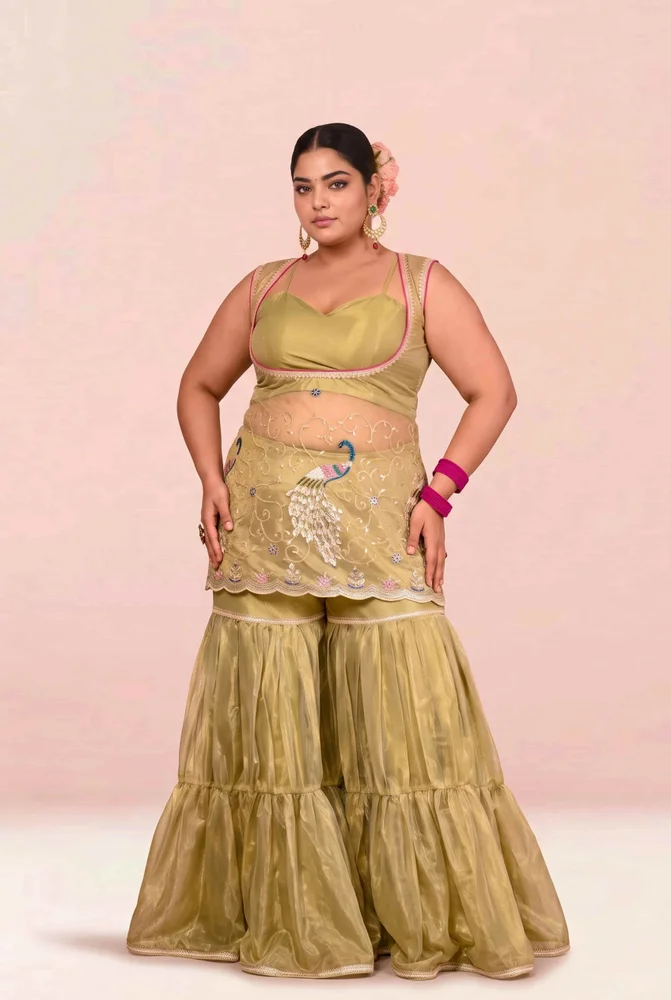 Damini Embroidered Garara Set 5