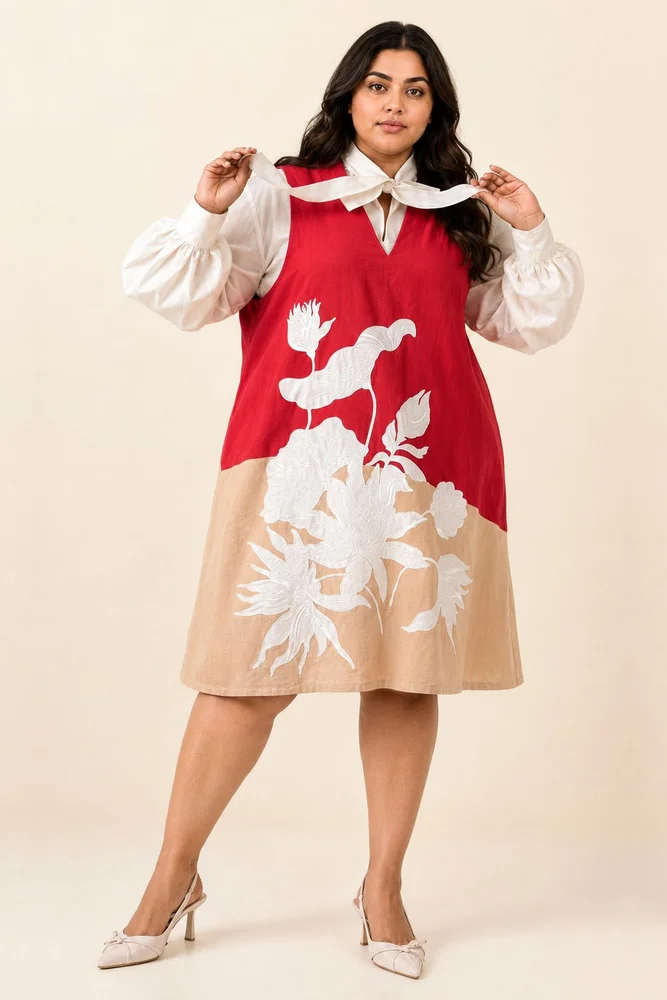 Madder Melody - Neck Tie Shirt + Short Dress 7