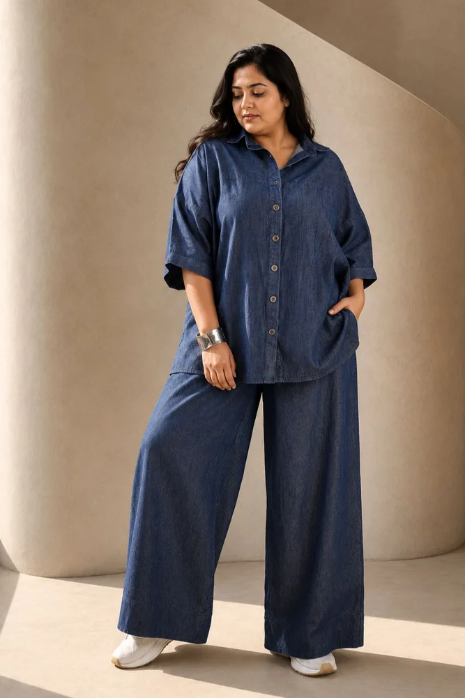 KELLY DENIM SHIRT & MARTINA DENIM PANT 2
