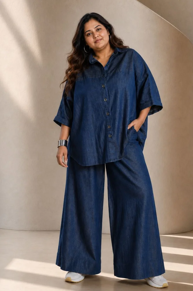 KELLY DENIM SHIRT & MARTINA DENIM PANT
