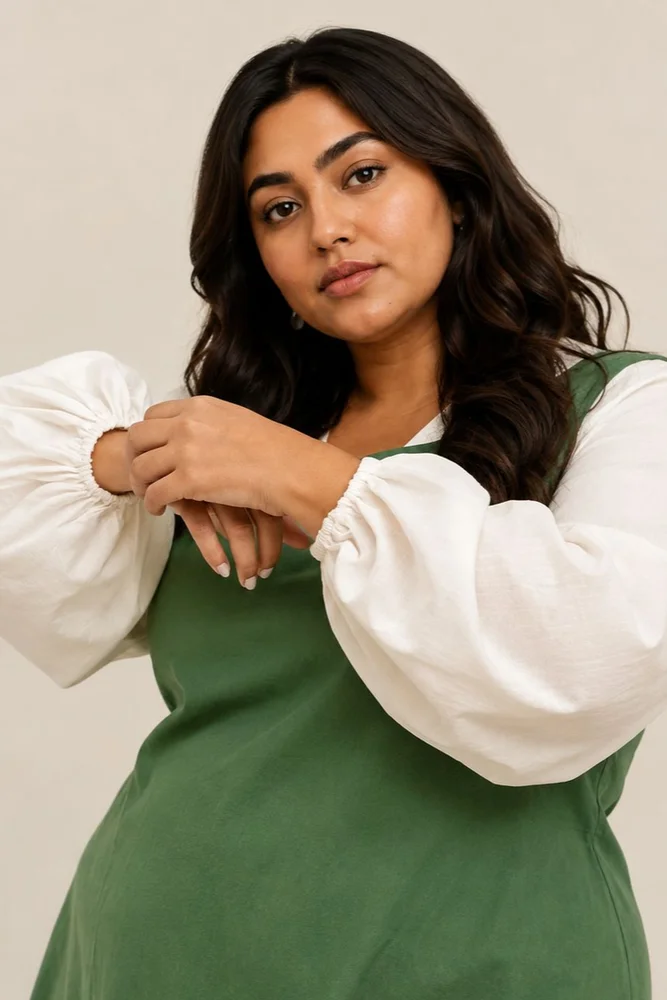 Pine Green Yana - Blouson + Slip Dress 2