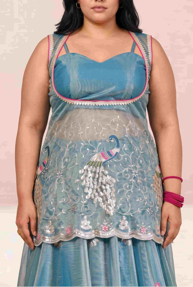 Brinda Embroidered Lehanga Set 2