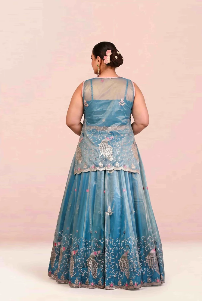 Brinda Embroidered Lehanga Set 3