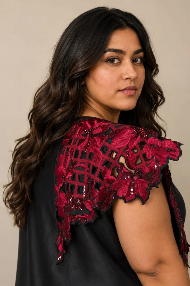 Monica - Shoulder Bib Ladder Dress 4