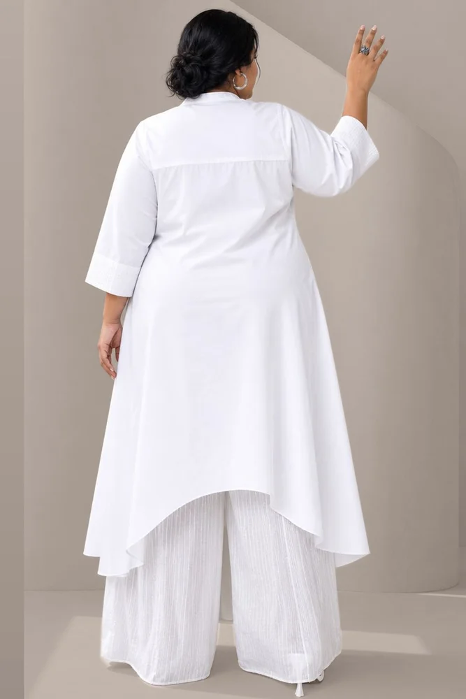 Adaara asymmetrical hem kurta Co- Ord set 3
