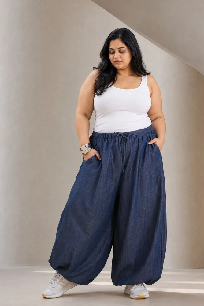 VEDA PANT (Blue Denim)