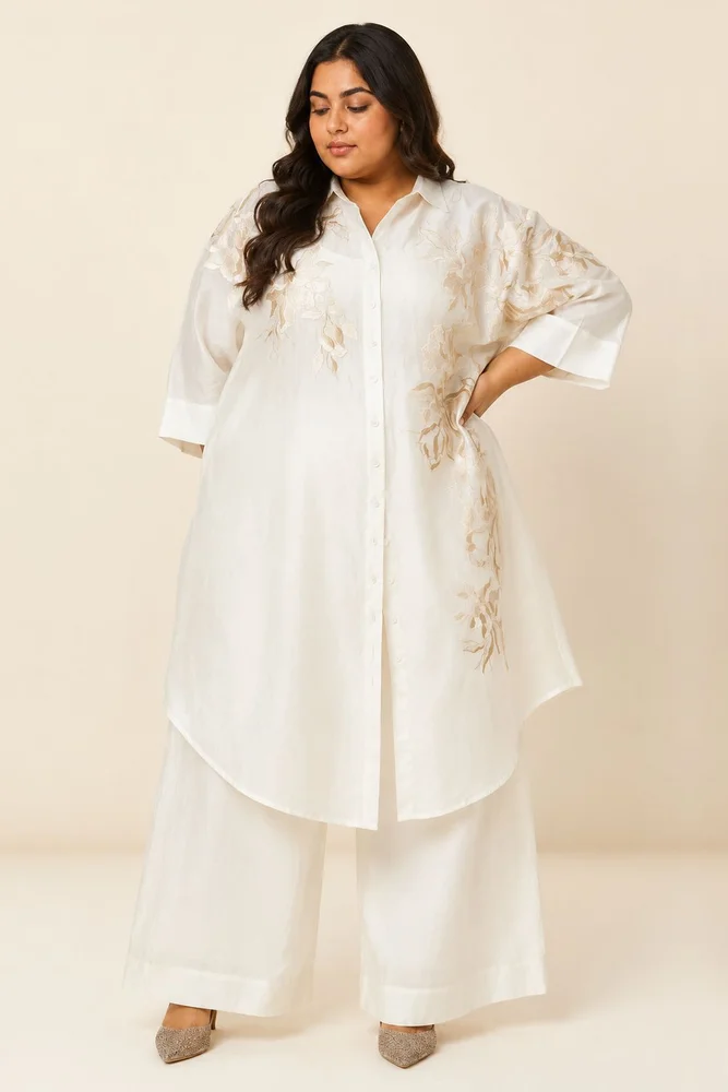 Ivory Yercad - Easy Shirt Tunic + Pants 4