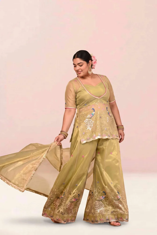 Farzana Embroidered Garara Set 3