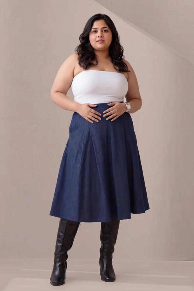 EMMA DENIM SKIRT 2