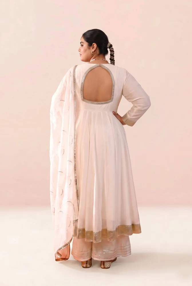 Warisha chanderi anarkali set 5