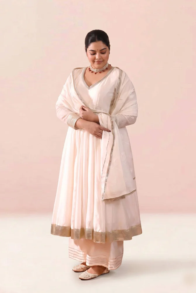 Warisha chanderi anarkali set 3