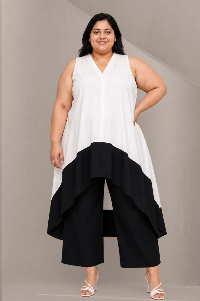 KOCHI Black & White Co-Ord Set