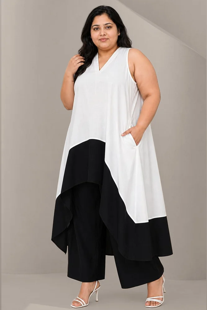 KOCHI Black & White Co-Ord Set 3