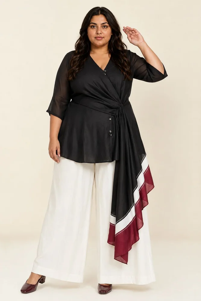 Shefali - The Steppe Top + Wide Leg Pants