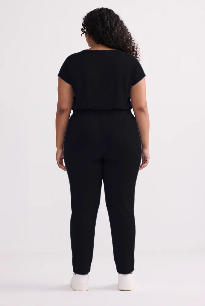 Relaxed Tee Set in Black 5
