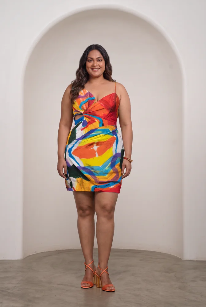 Ruel Draped Mini Dress 3