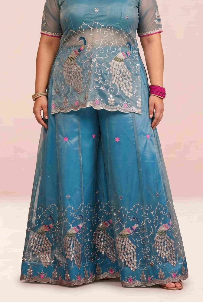 Gargi Embroidered Sharara Set 4
