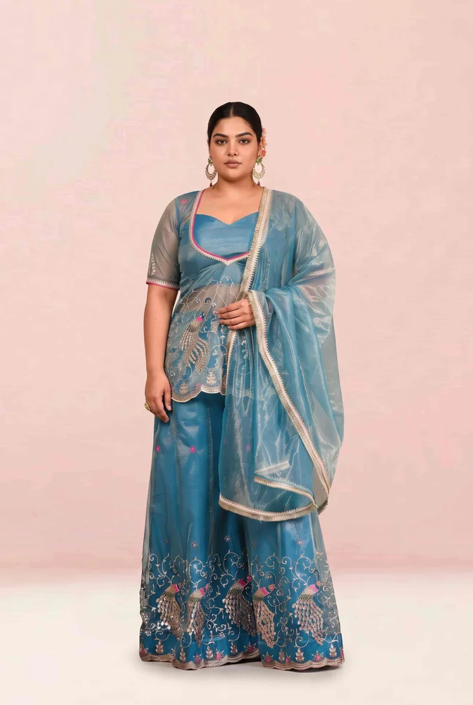 Gargi Embroidered Sharara Set