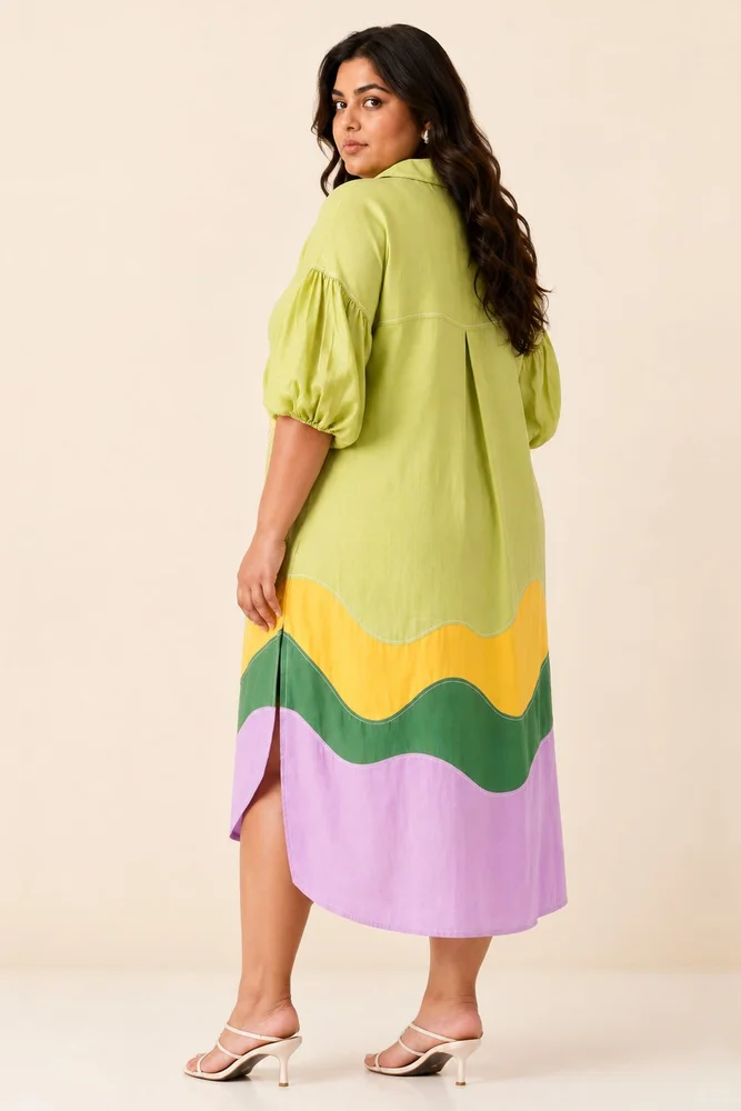 Multi Oaks - Cornfield Midi Dress 2