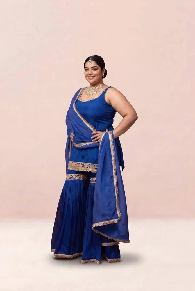 Eknoor Chinon Aaina Garara Set 4