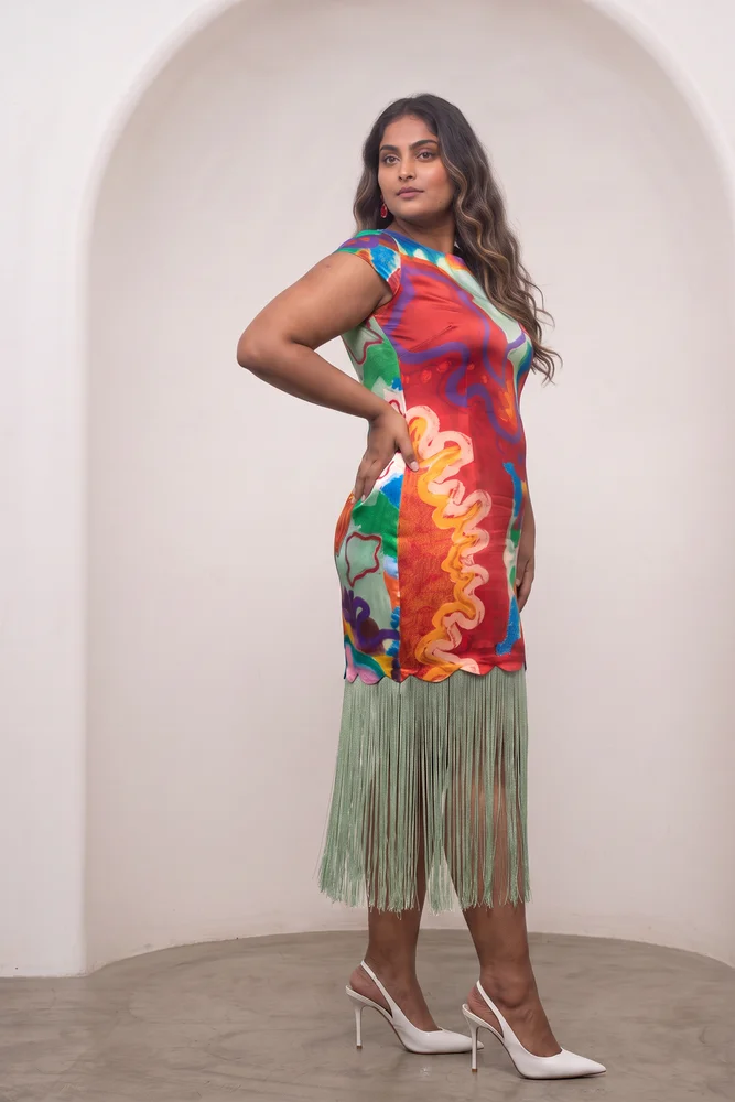 Alya Fringe Dress 4