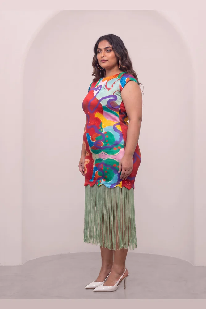 Alya Fringe Dress 3