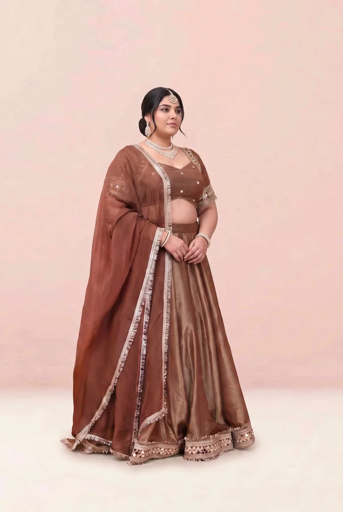 Anahita Cosmo Aaina Lehanga Set 4