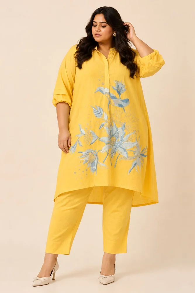 Canary Suvi Set - Embroidered Tunic + Pants 6