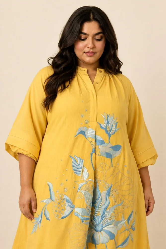 Canary Suvi Set - Embroidered Tunic + Pants 4
