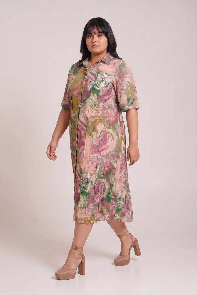 Ira Pleated Dress 2