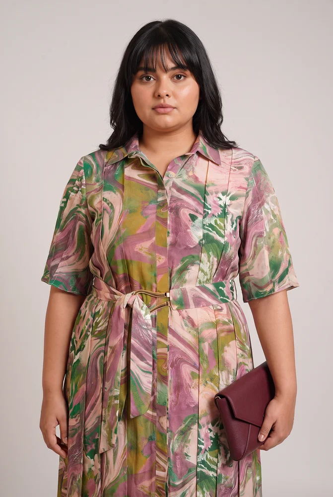 Ira Pleated Dress 4