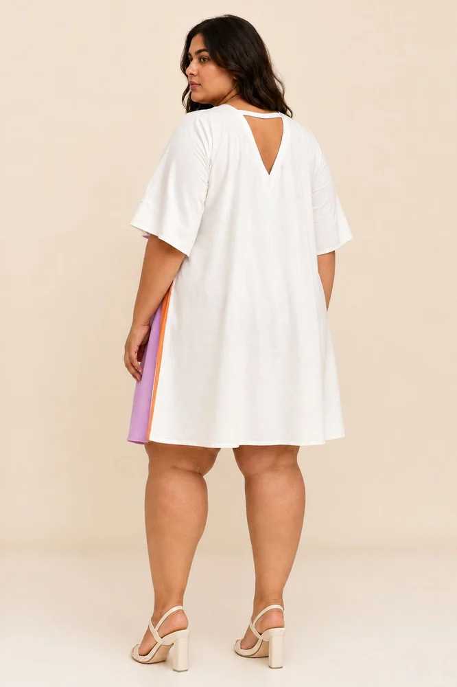 Multi Brooklyn - Spotted Tiger Short Dress 2