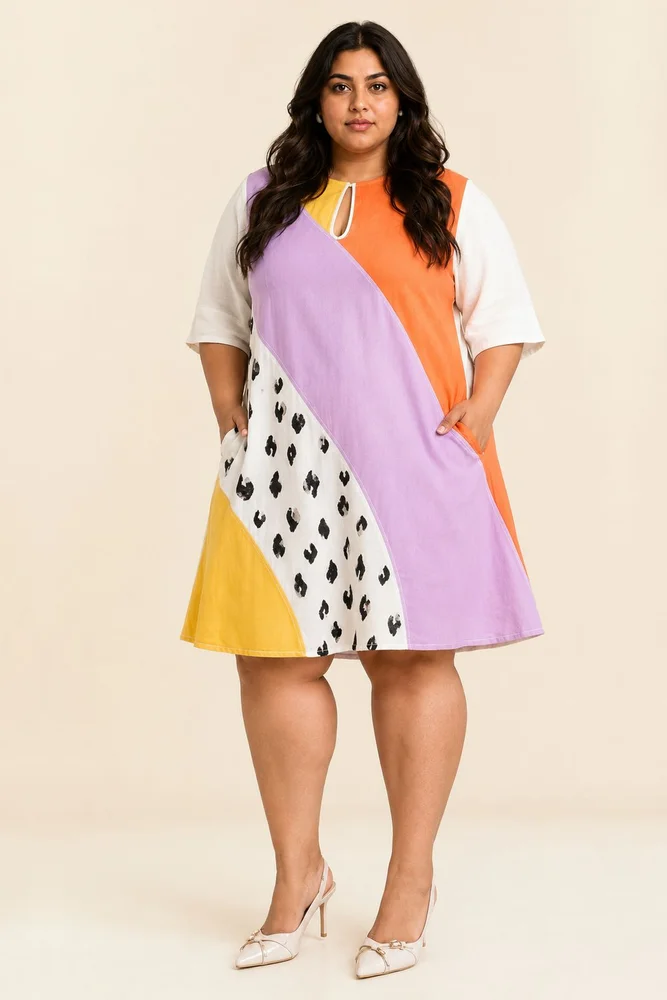 Multi Brooklyn - Spotted Tiger Short Dress 7