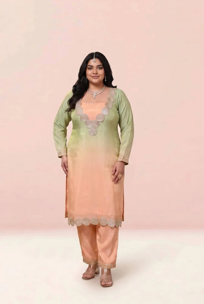 Mishti Cosmo Ombre Kurta Set 3
