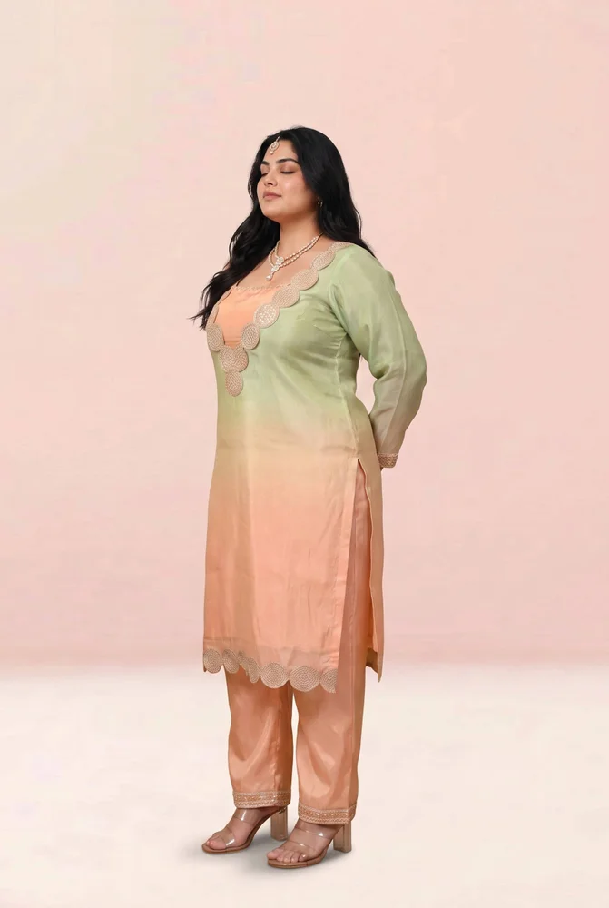 Mishti Cosmo Ombre Kurta Set 2