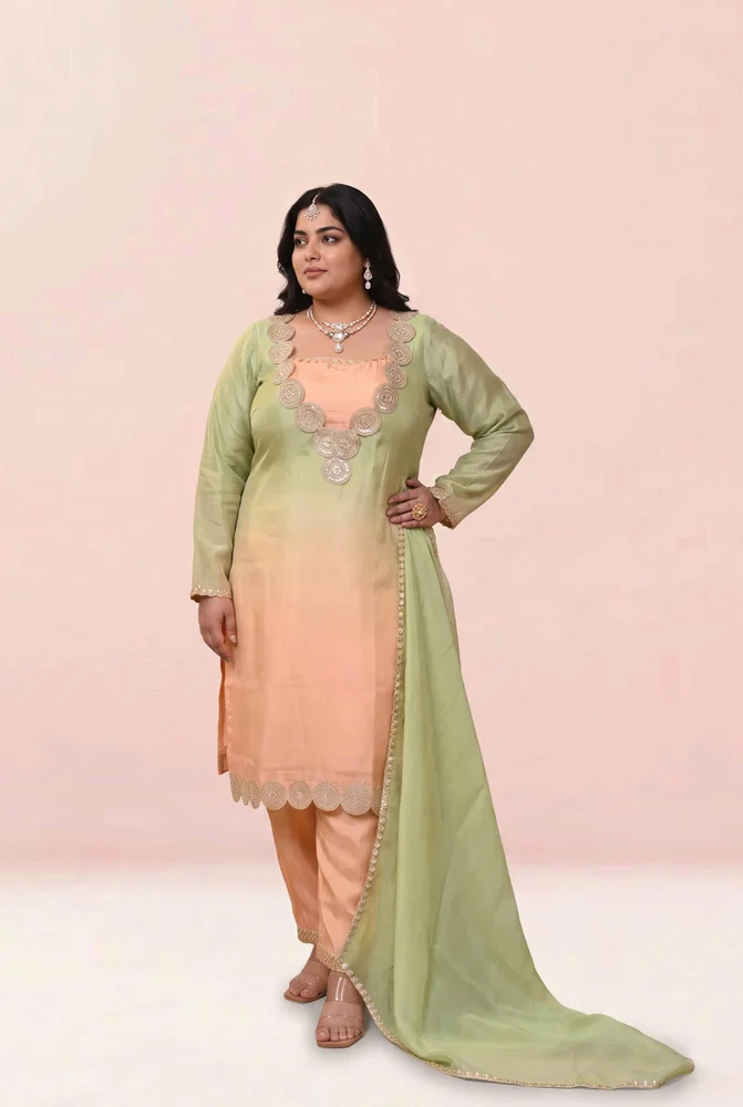 Mishti Cosmo Ombre Kurta Set 5